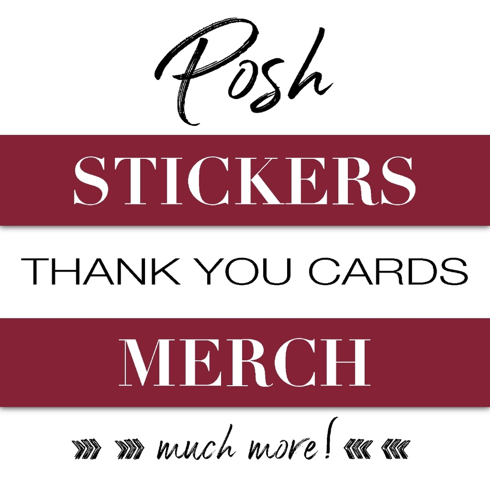 NEW -- Boho Themed Posh Love Stickers (96) - Picture 3 of 4